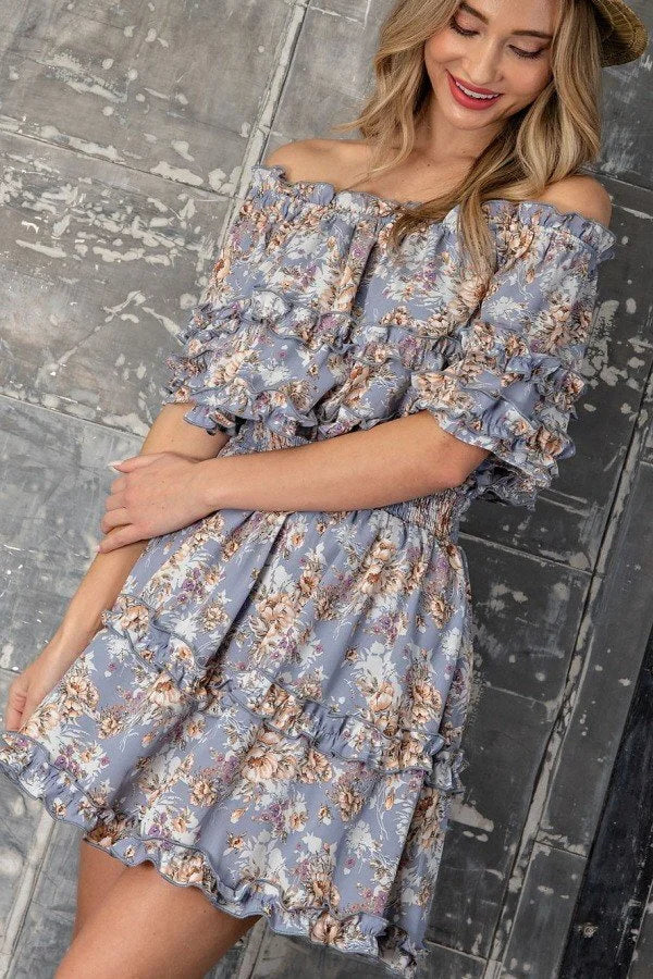 Off the Shoulder Floral dress