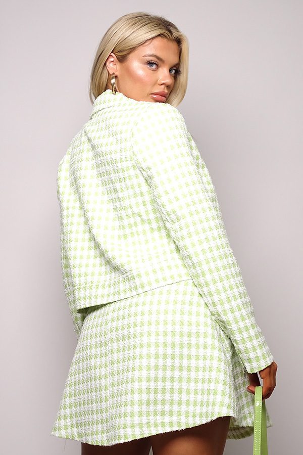 Too Sophisticated Moto Tweed Jacket | SS26
