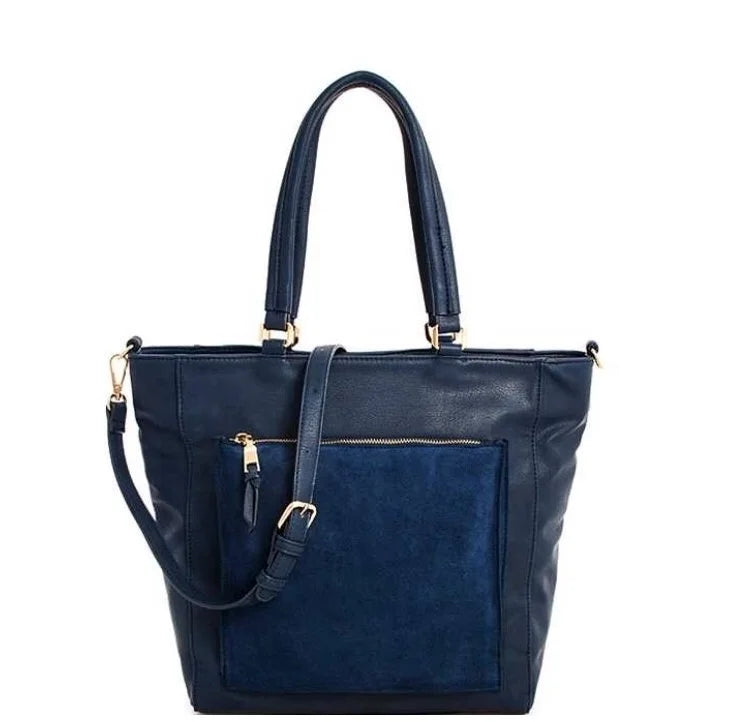 Luxury Leather Content Tote Bag