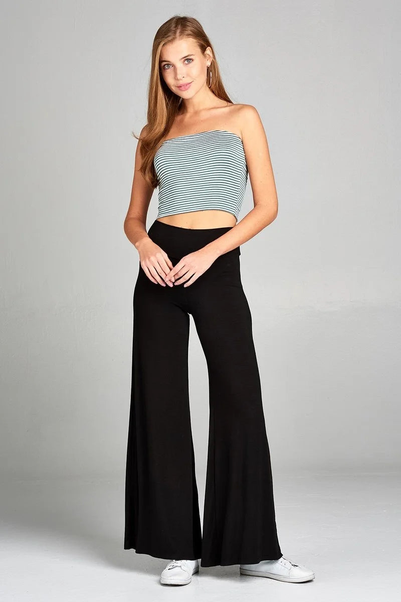 Strapless Stripe Tube Top