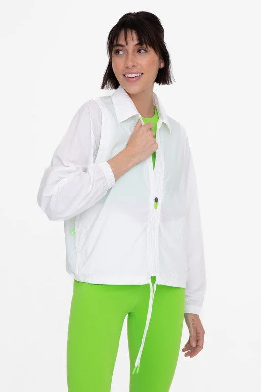 Water-Resistant Active Nylon Jacket - Lightweight Spring Layer