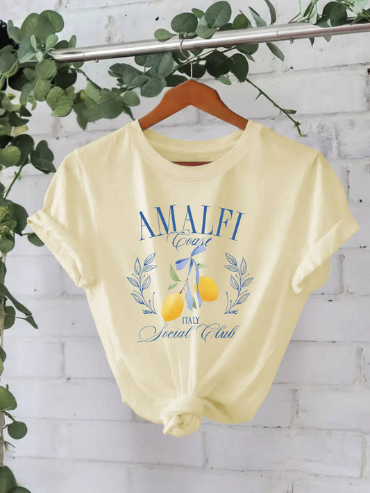 Amalfi Lemon Graphic Tee | SS26