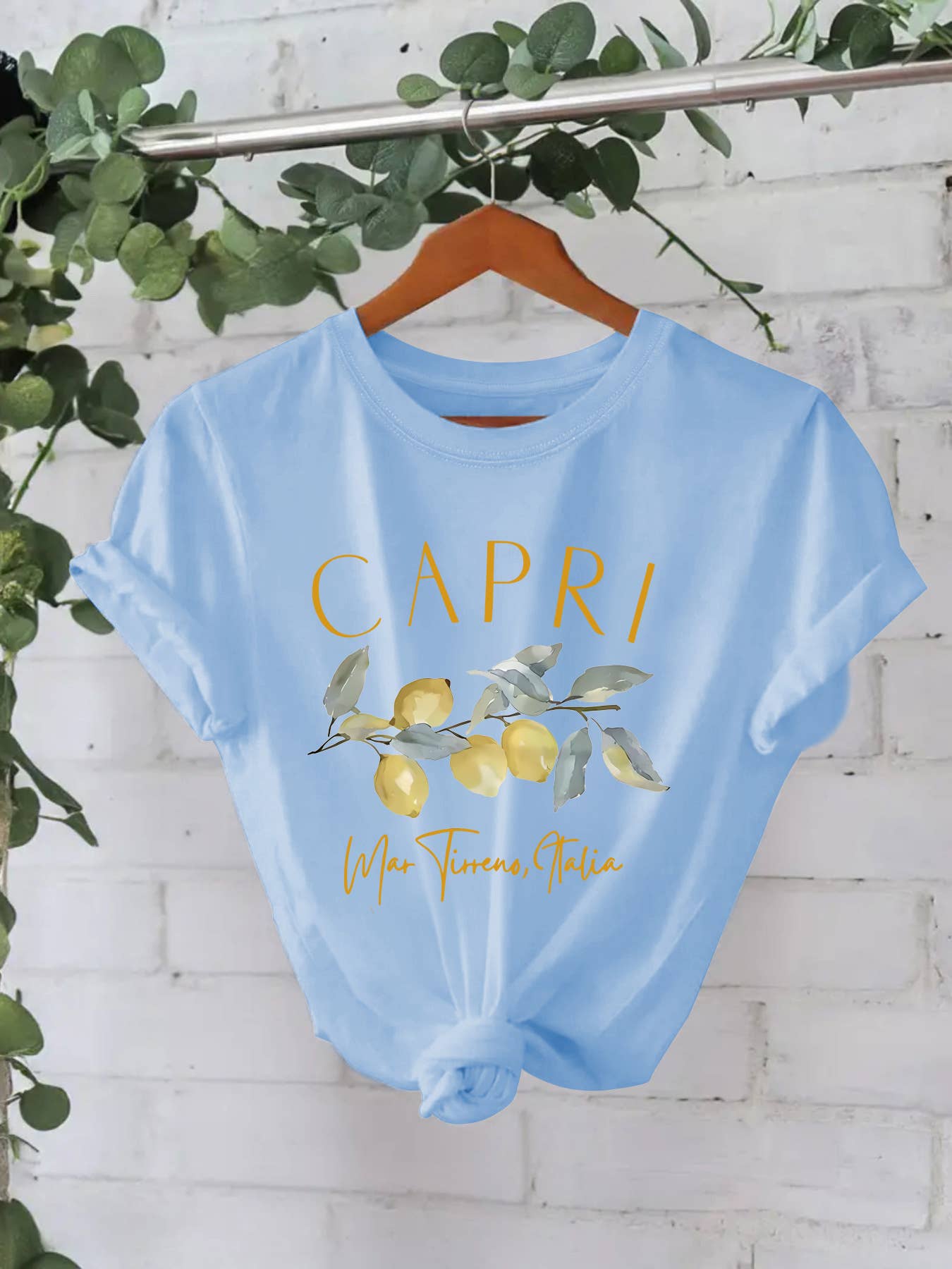 Capri Lemon Graphic Tee