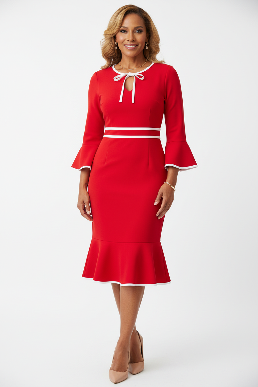 Chic Modern Retro Dress